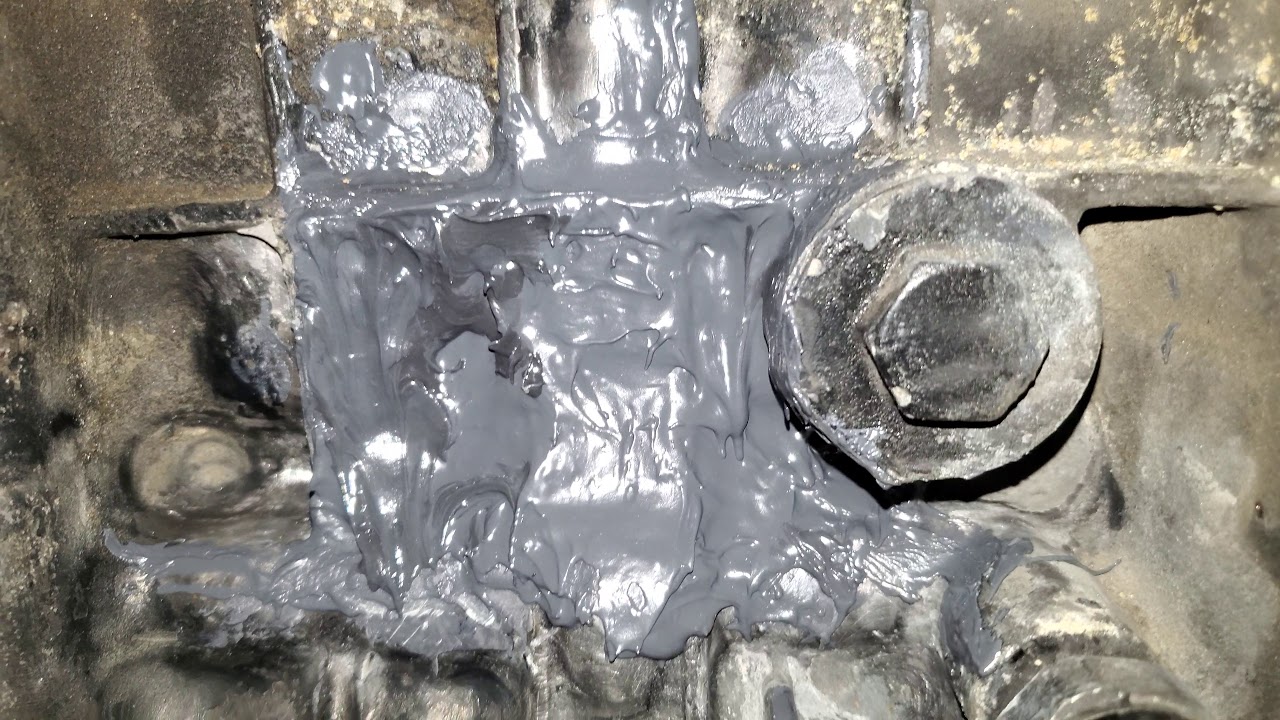 2008 honda civic JB-weld on cracked engine block