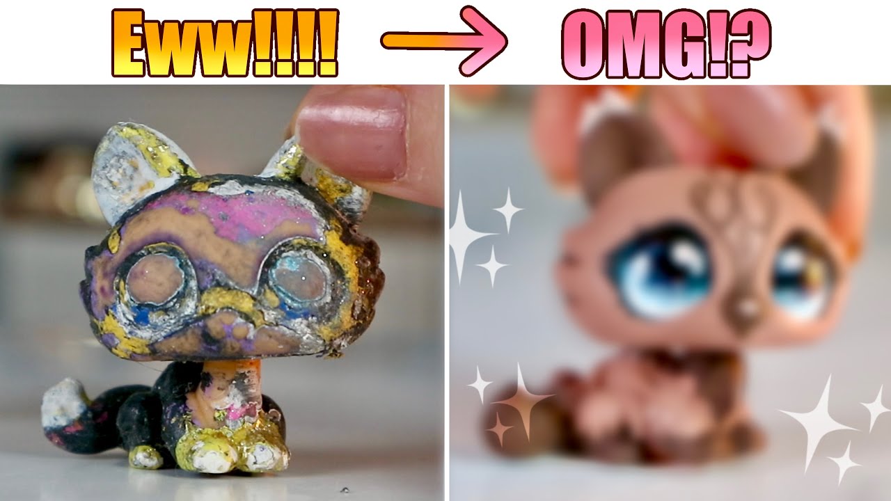 LPS Crusty to Clean Makeover #1 🫢 Крадущийся кот