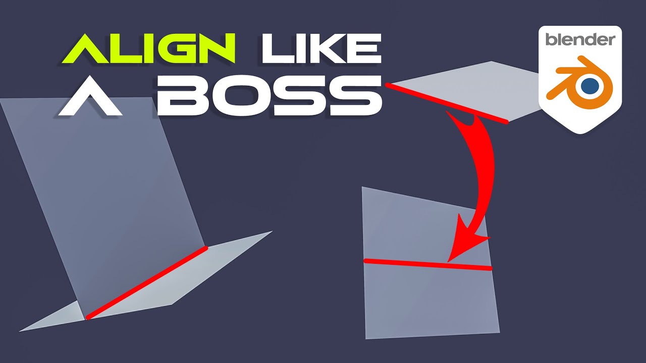 ALIGN like  a BOSS with Machine Tools - Blender tutorial