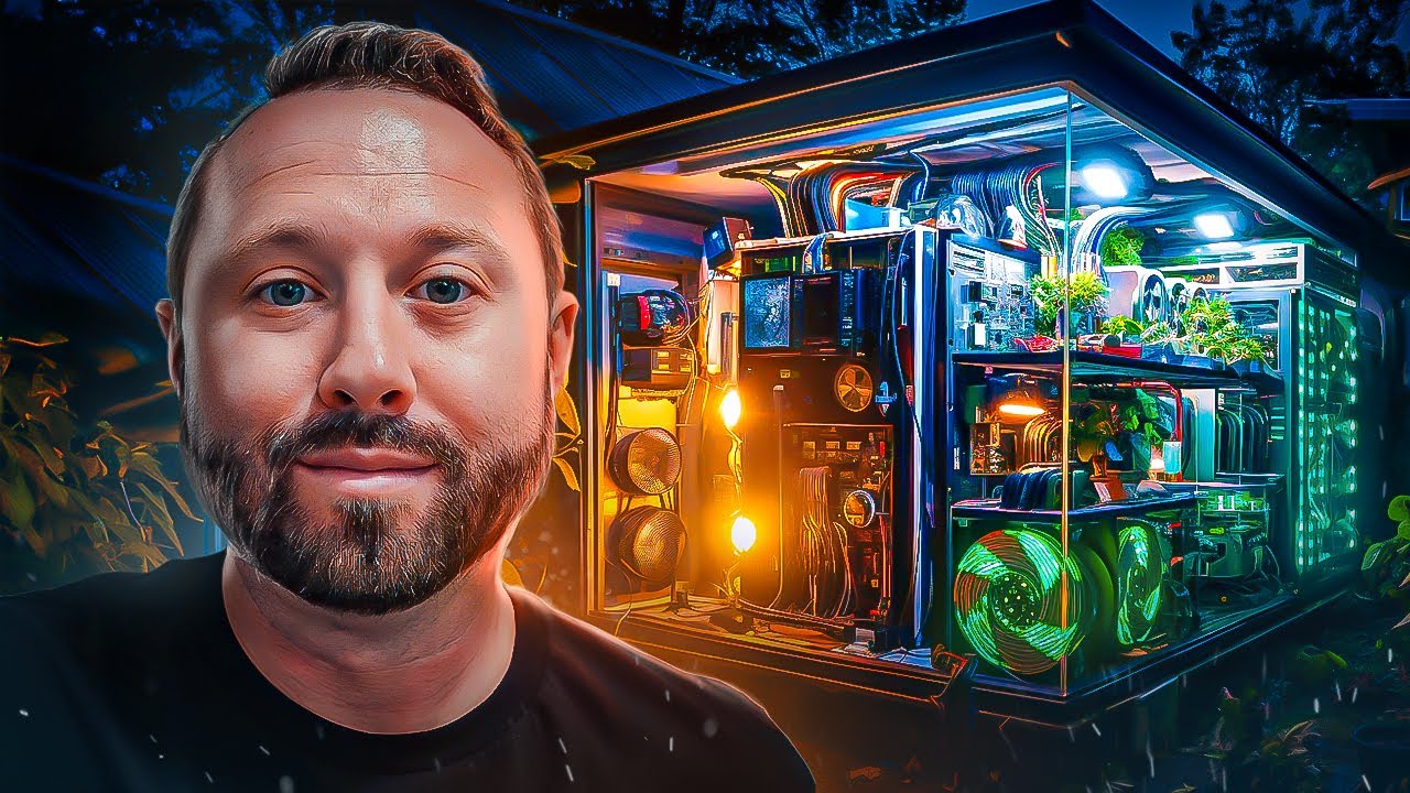 Building a Crypto Mining Shed | Install the Intake Airflow Wall!
