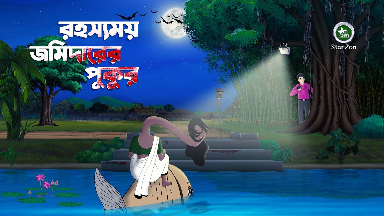 রহস্যময় জমিদারের পুকুর | Bangla Horror Story | Bhuter Golpo | Bangla Cartoon