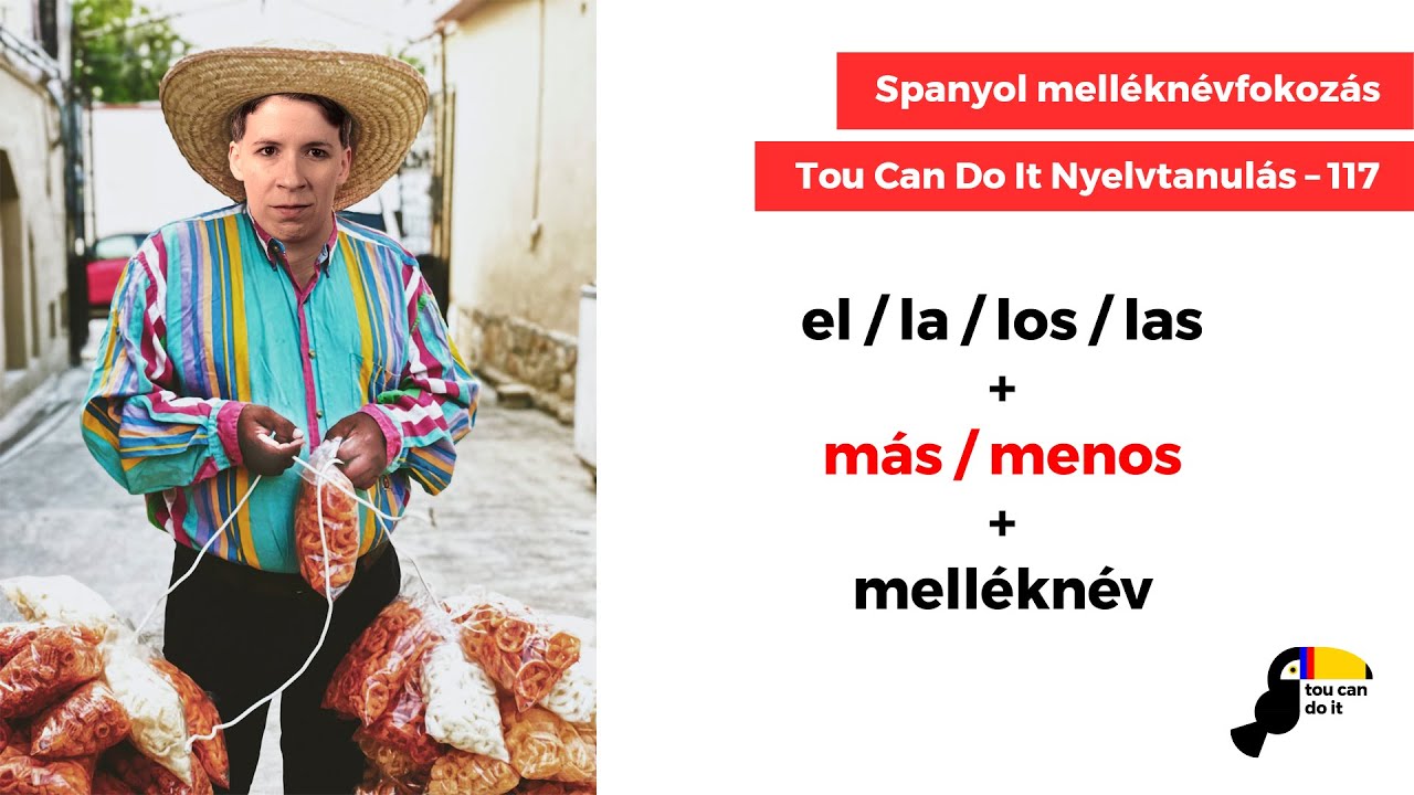 Spanyol melléknévfokozás – Tou Can Do It Nyelvtanulás – 117
