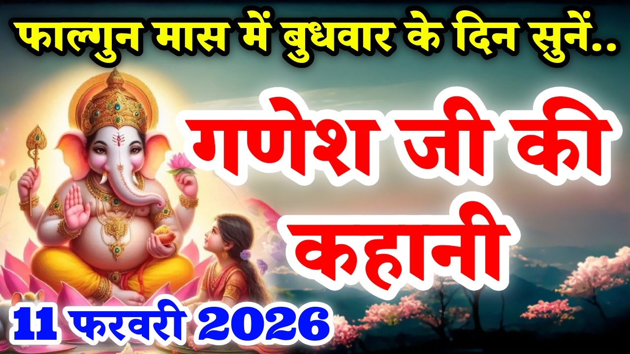 Ganesh Ji Ki Kahani | Ganesh Ji Ki Katha | Budhwar Vrat Katha | बुधवार व्रत कथा | #ganesh
