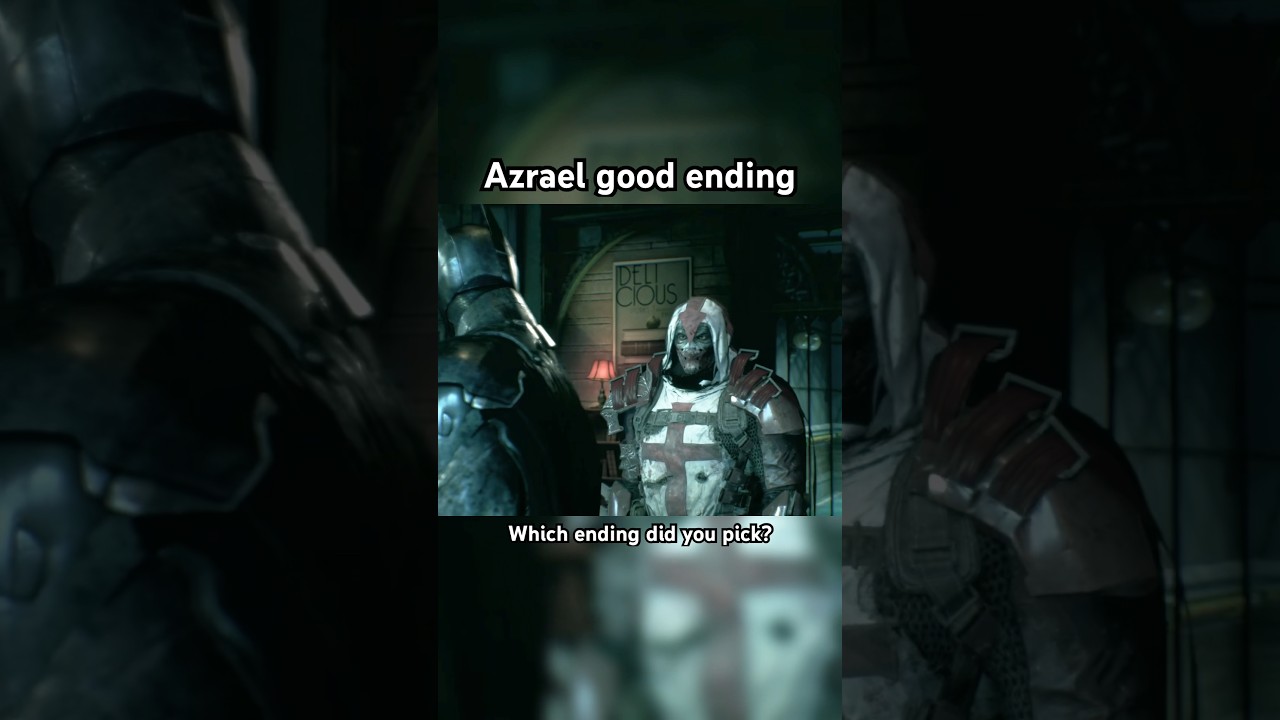 Azrael good ending#batman #arkhamknight