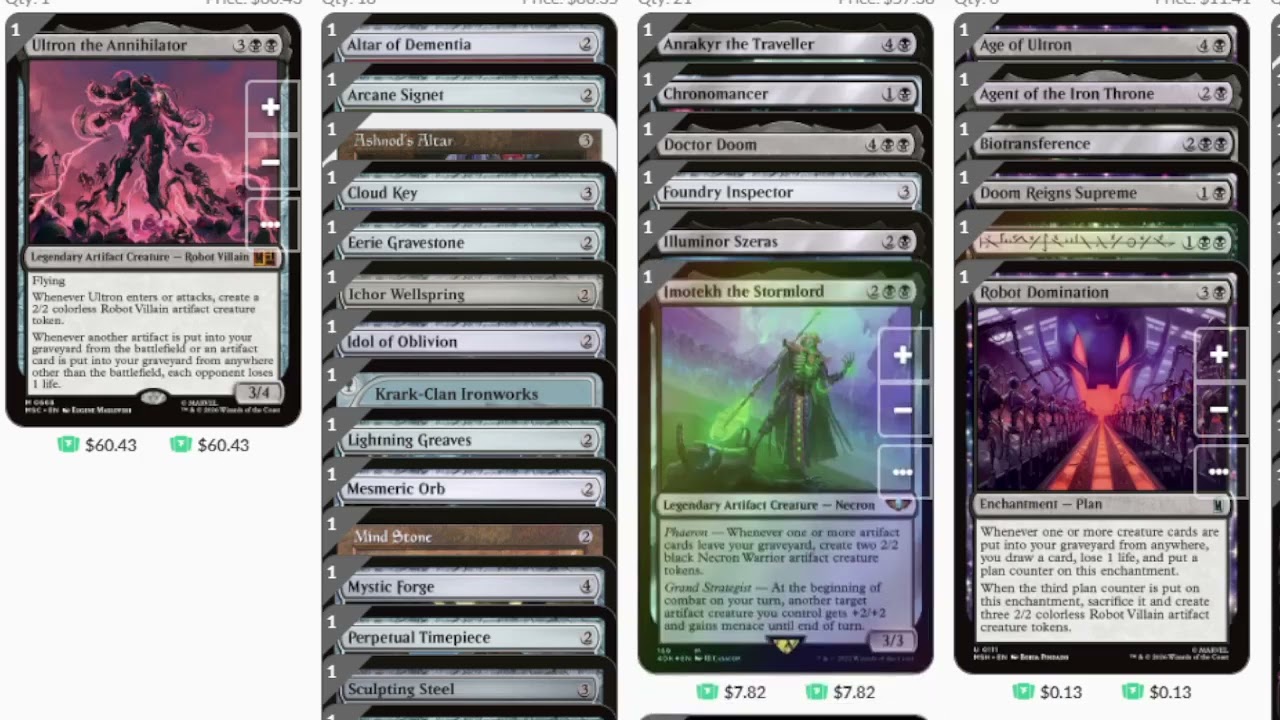 Обзор колоды &laquo;Ultron The Annihilator&raquo; для MTG Commander: Marvel Superheroes