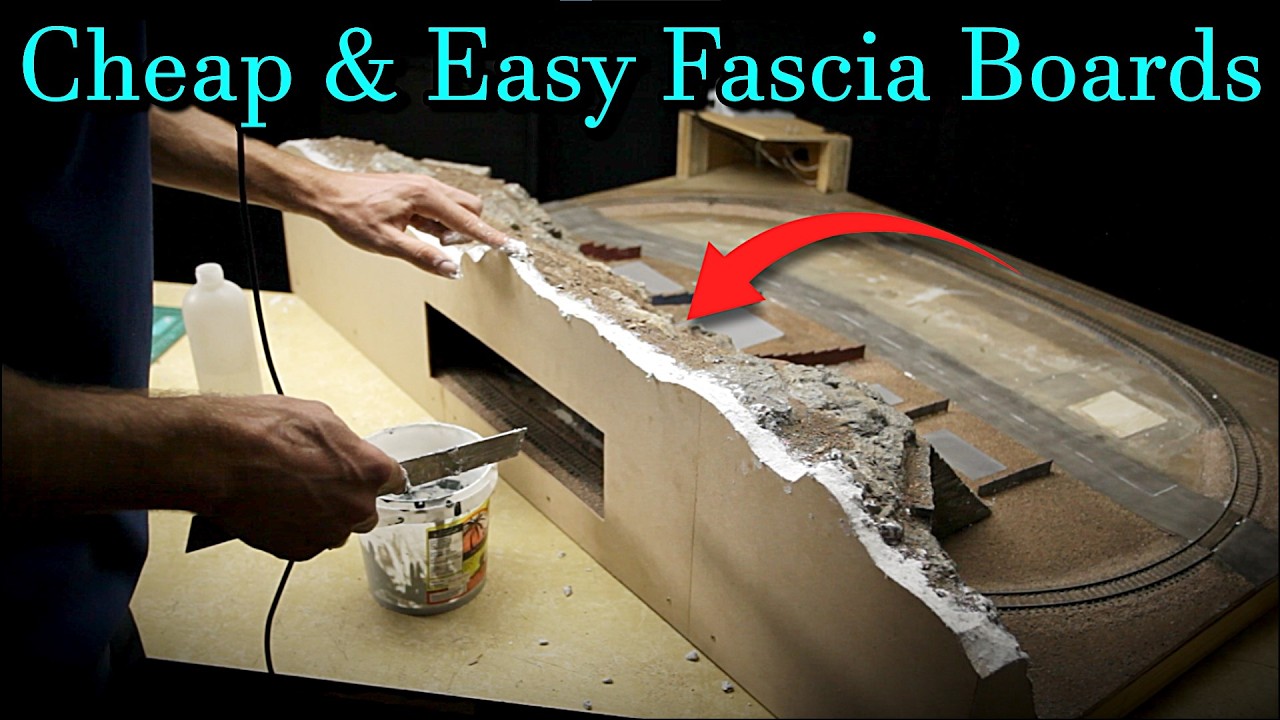Installing Fascia Boards on Model Railroad Layout Made Easy!