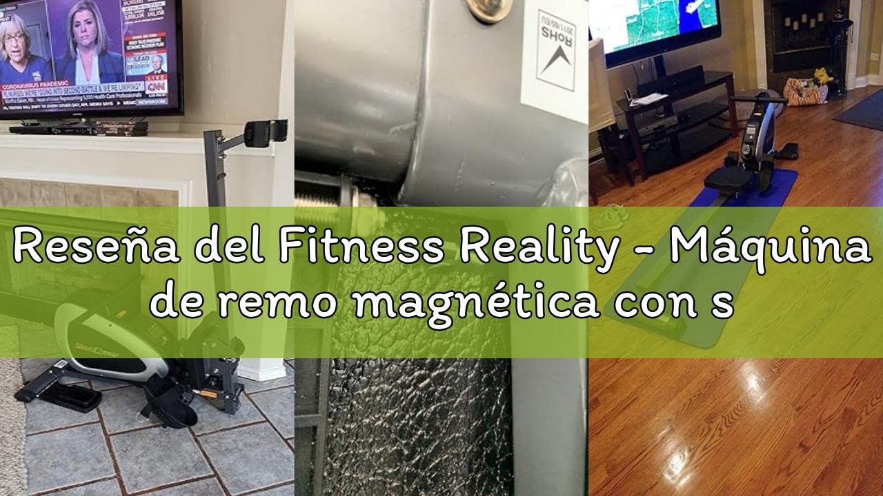 Reseña del Fitness Reality - Máquina de remo magnética con seguimiento de entrenamiento Bluetooth in