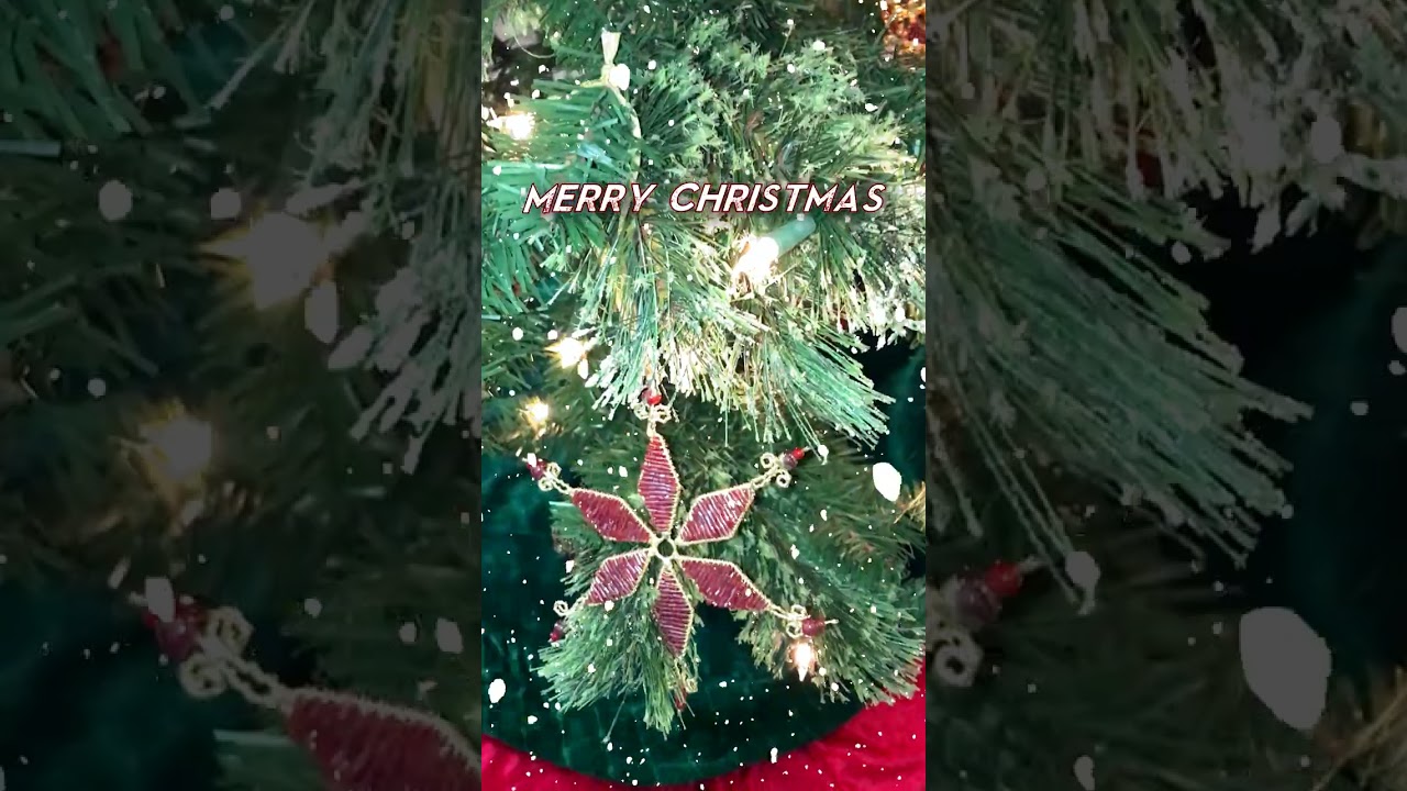 Just wanted to share my #Christmas tree with you all! #shorts #christmastree