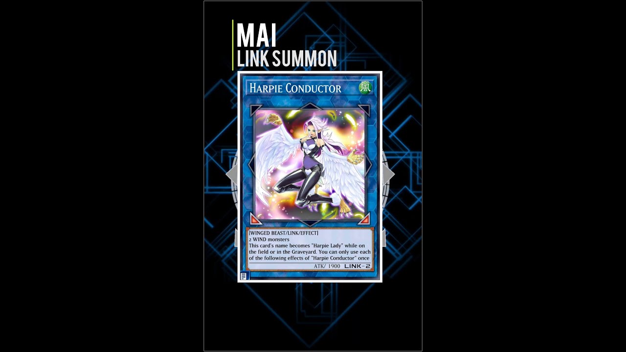 Yugioh Duel Links - First Time! Mai Link summon Harpie Conductor