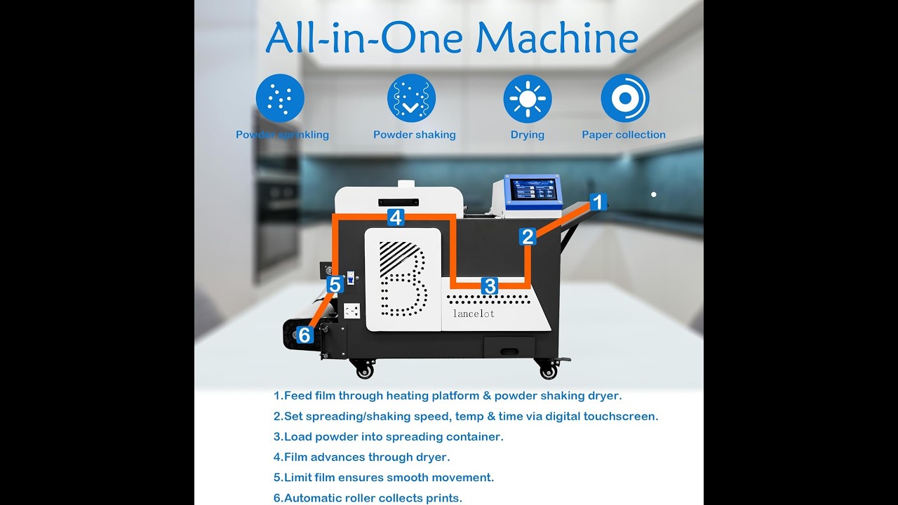 Lancelot M1630 Pro DTF Printer Bundle Review – Ultimate T-Shirt Printing Station for Startups