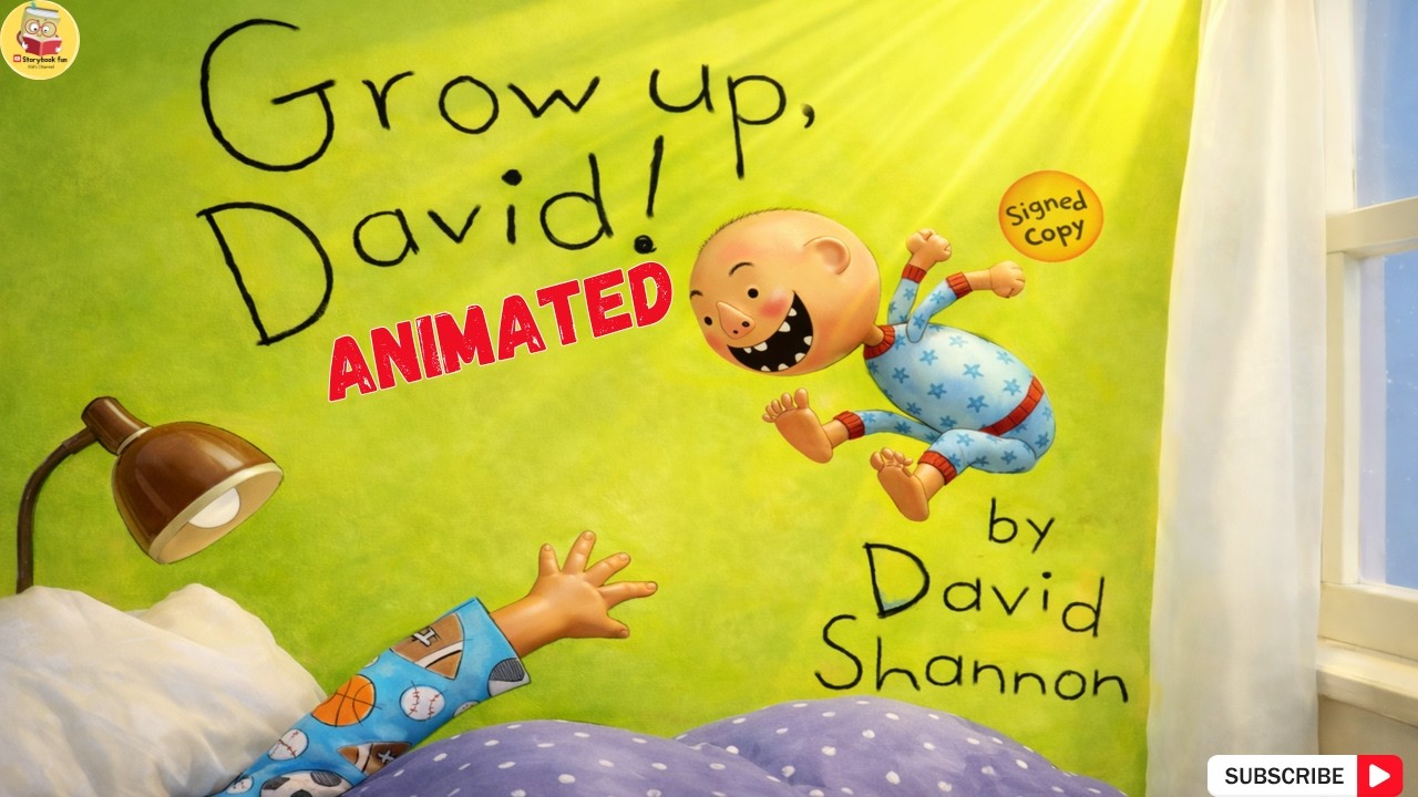 Grow Up, David! | Read Aloud for Kids | David Shannon | 3D Animated Story