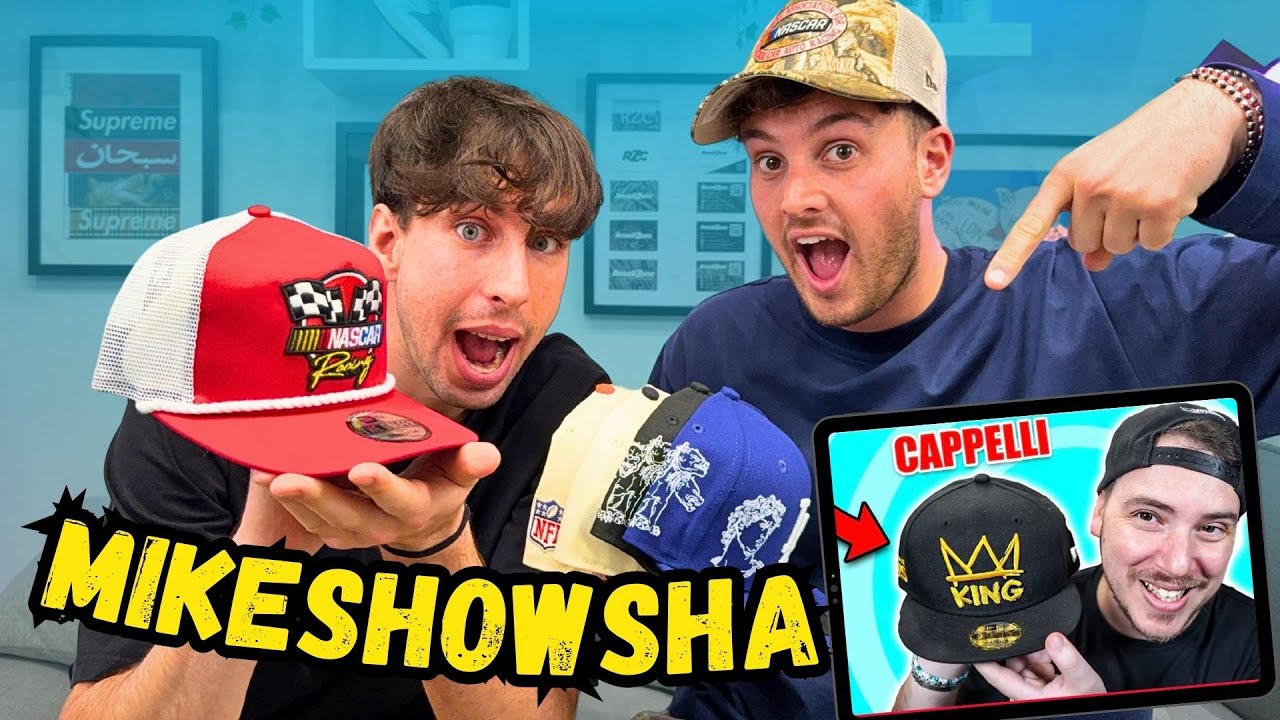 LA COLLEZIONE di SCARPE e CAPPELLINI di MIKESHOWSHA! 🧢🔥