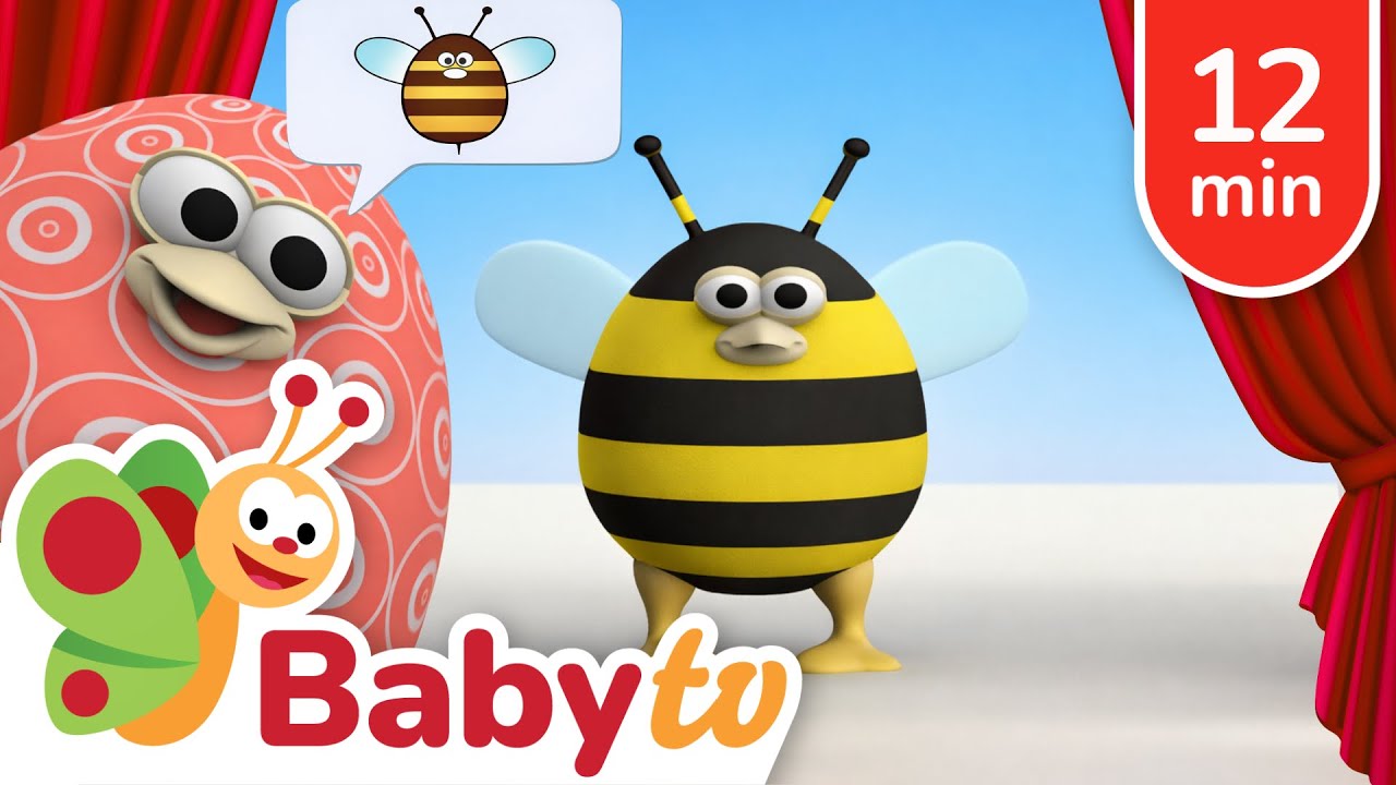 Surprise Eggs🥚! Spaceship🚀 Bottle & Bumblebee 🐝| Guessing Games for Toddlers | Full Episodes @BabyTV