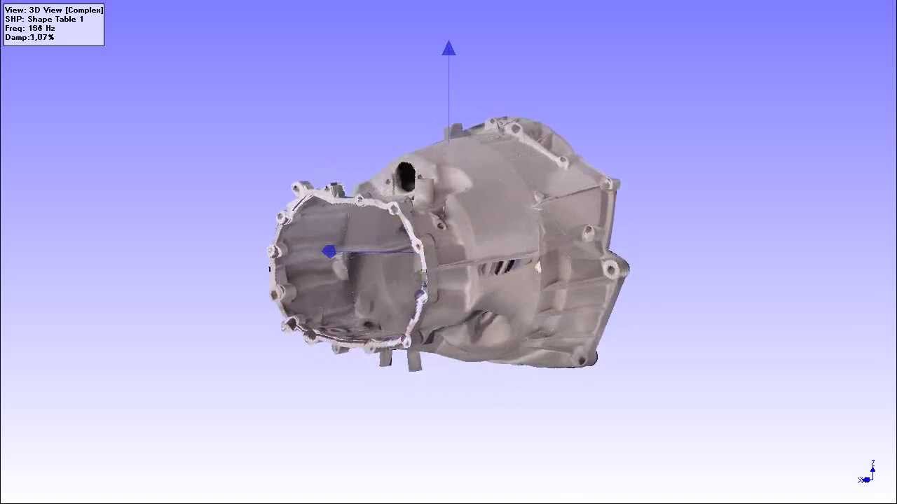 Gearbox Housing mode shapes
