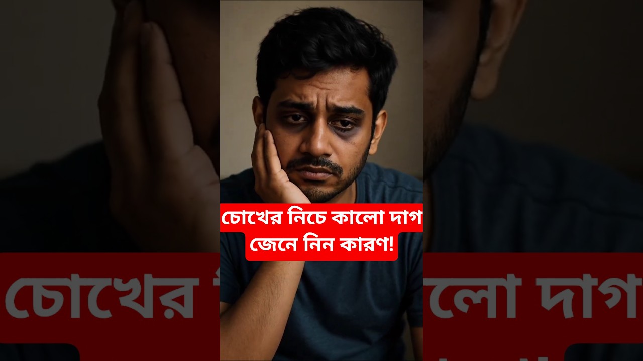. ✅ চোখের নিচে কালো দাগ? কারণ জানলে অবাক হবেন! 😱 Dr. Shoeb Hossain #DarkCircle #skincare