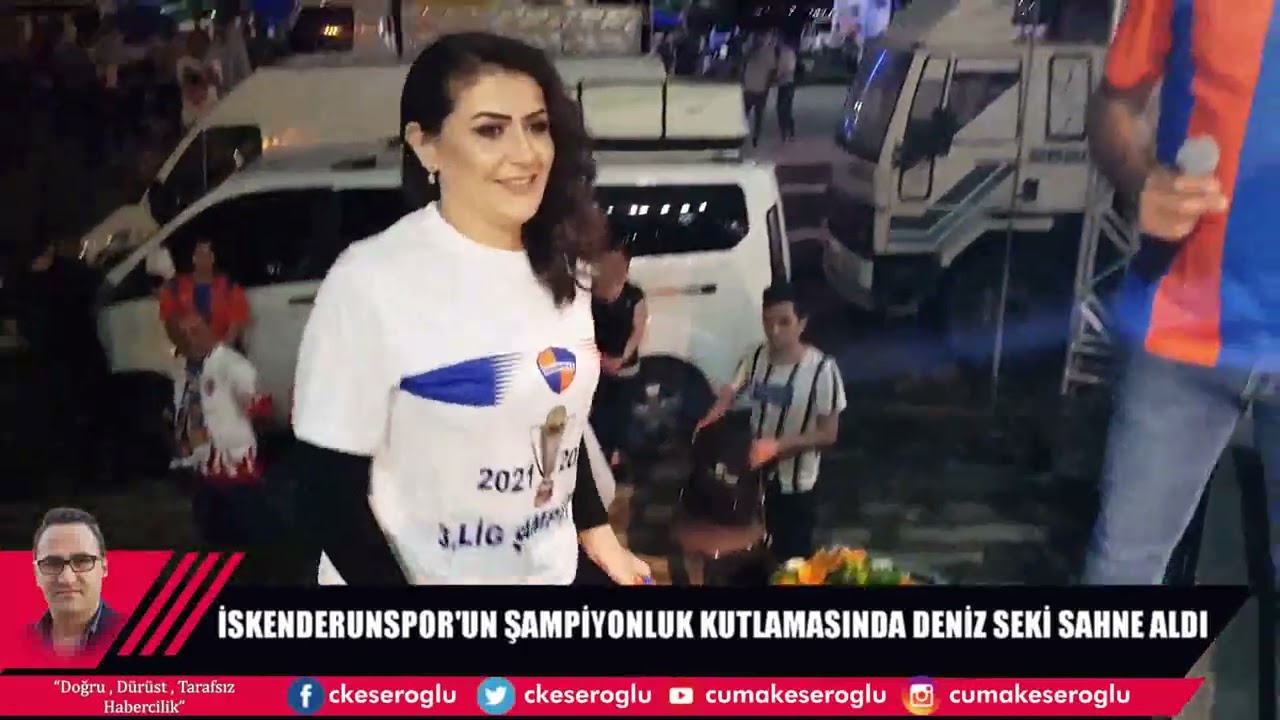 İSKENEDRUNSPOR'UN ŞAMPİYONLUK KUTLAMASI VE DENİZ SEKİ KONSERİ