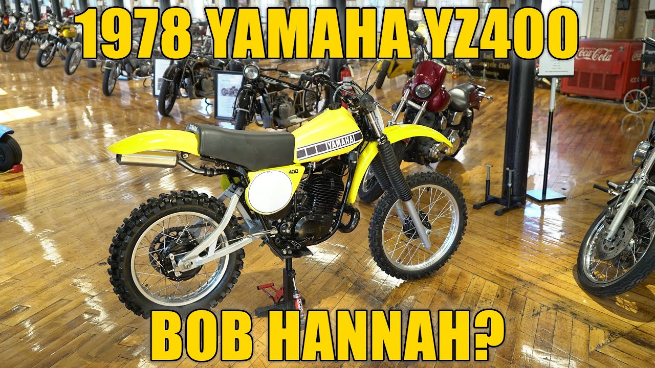 1978 Yamaha YZ400 - Bob Hannah Era