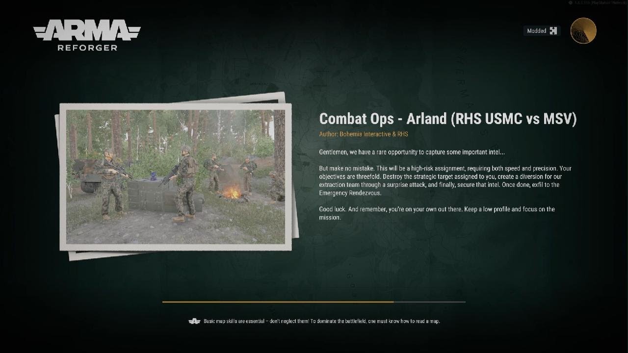 Arma Reforger Ghosts Combat Op Arland Part 1
