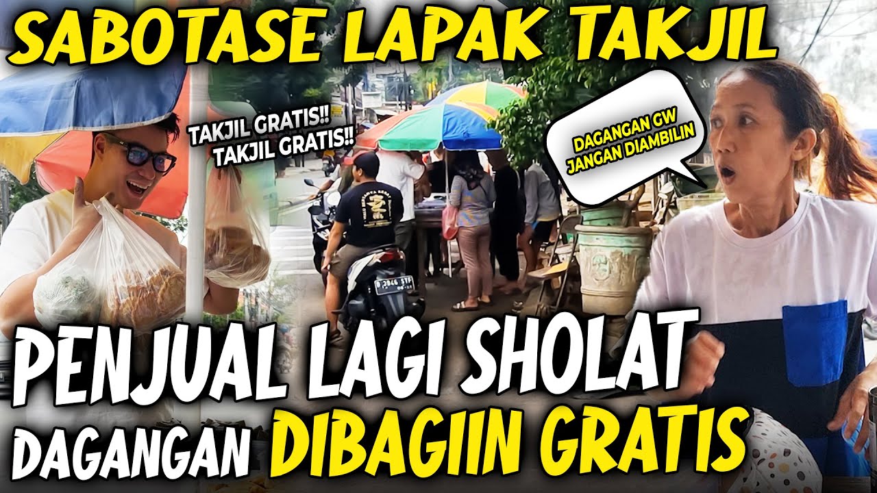 PEDAGANGNYA NGAMUK  ! GAK INGET JUMLAH TAKJILNYA, GUE BINGUNG HARUS GANTIIN BERAPA DUIT
