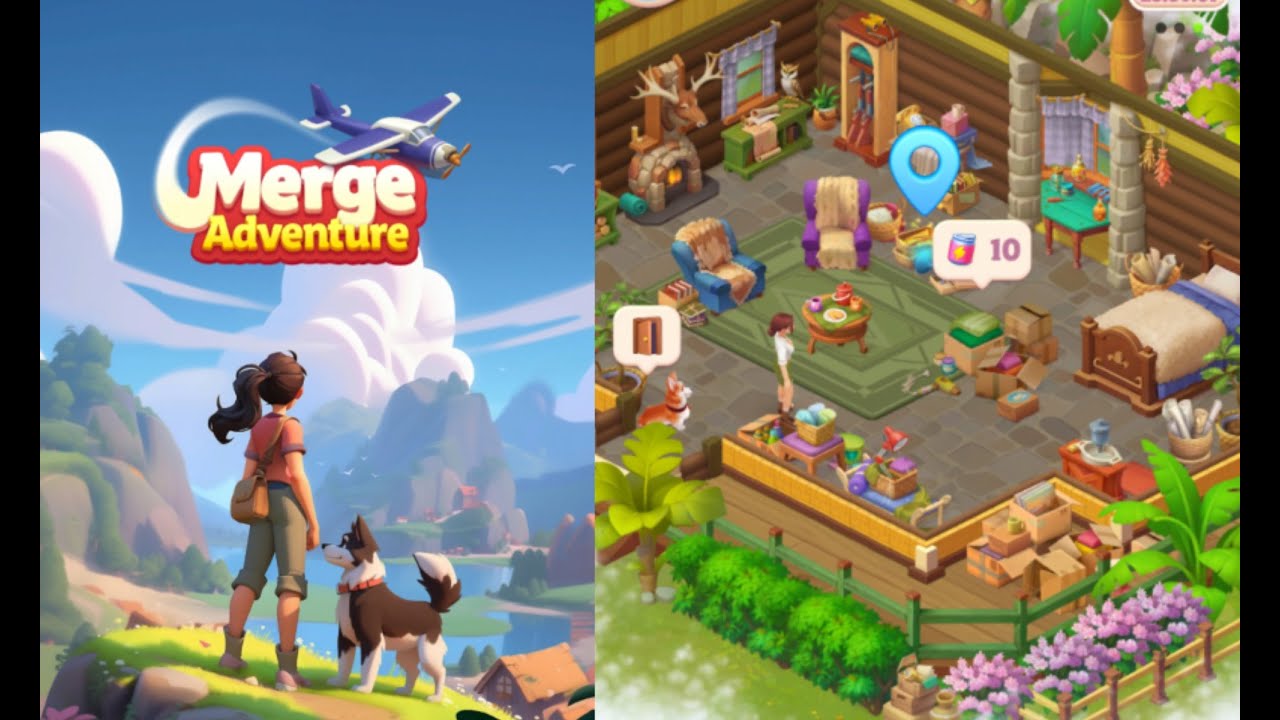 Merge Adventure | Level 1-3  Part 1 👩‍🌾🐕