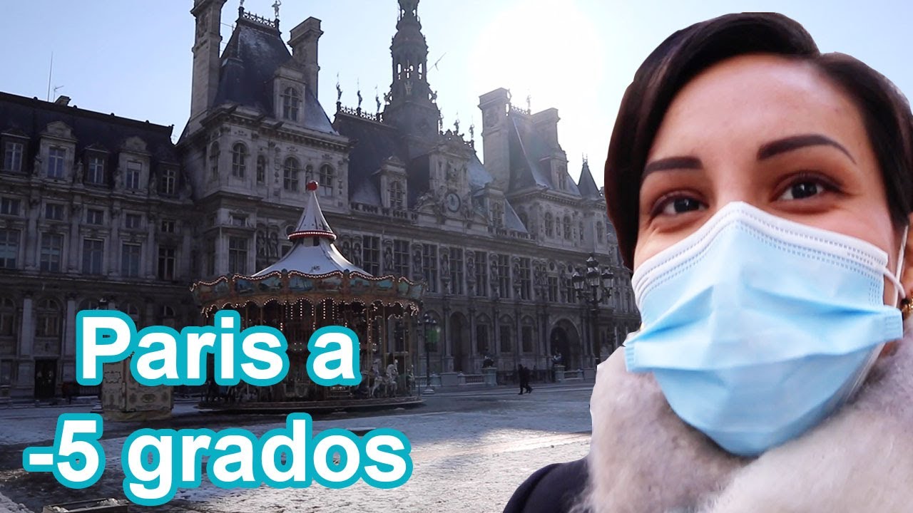 PARIS con nieve 🥶☃️ vamos de paseo!