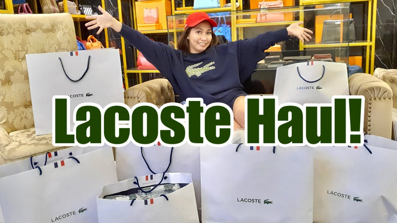 LACOSTE SHOPPING HAUL ( Bag Talks by Anna )
