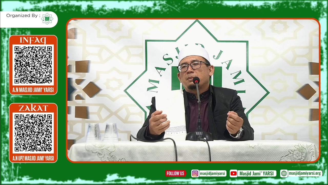 Kuliah Tarawih I Bulan Ramadhan Sebagai Madrasah Penyucian Diri I Ust. Andri Gunawan, M.Phil I