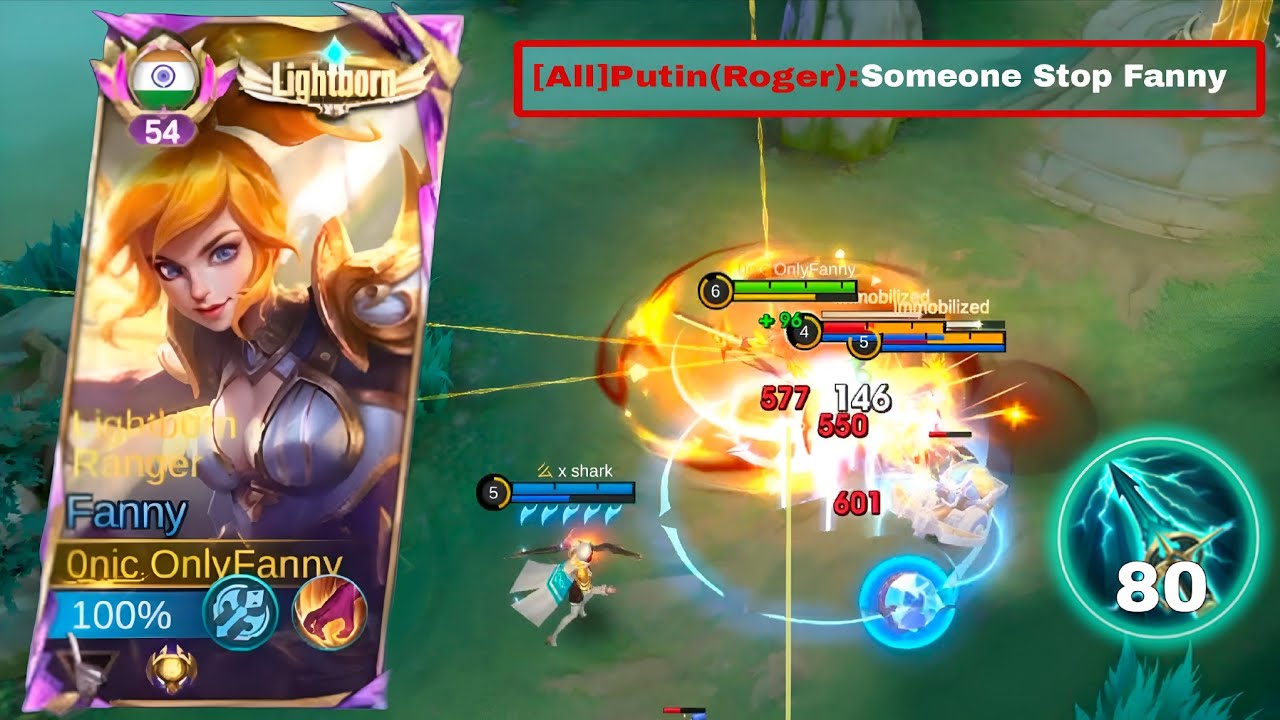 UNSTOPPABLE LIGHTBORN! 🔥 Too Fast for The Enemy | Pro Fanny Gameplay Global #mobilelegends #moba5v5 