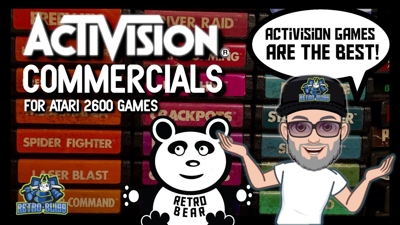 Activision COMMERCIALS for Atari 2600 Games