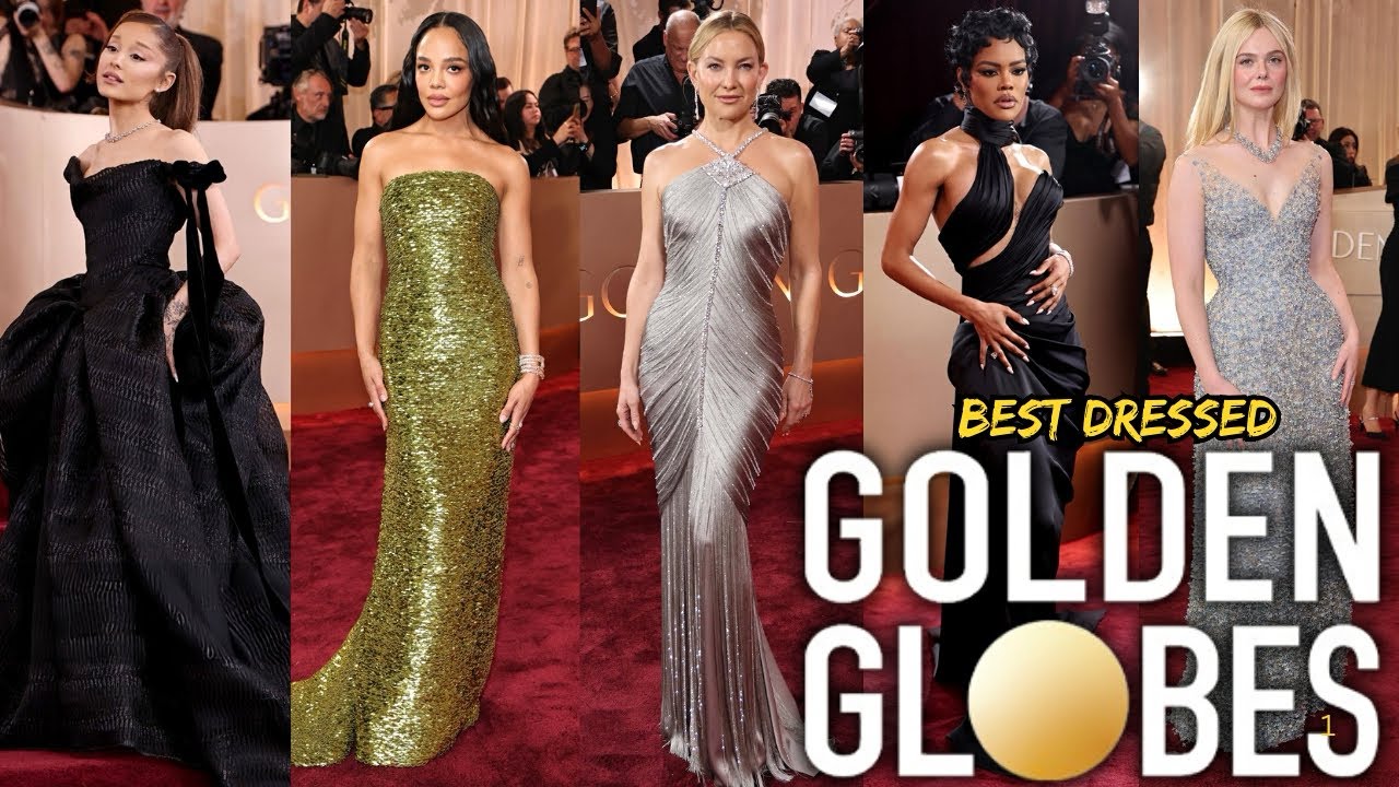TOP 10 BEST DRESSED AT THE GOLDEN GLOBES AWARDS 2026!