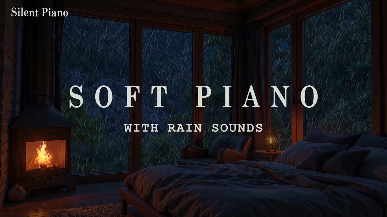 Deep Sleep + Stress Relief on a Rainy Day 🌧️ Relax the Mind and Body with Calming Piano Music