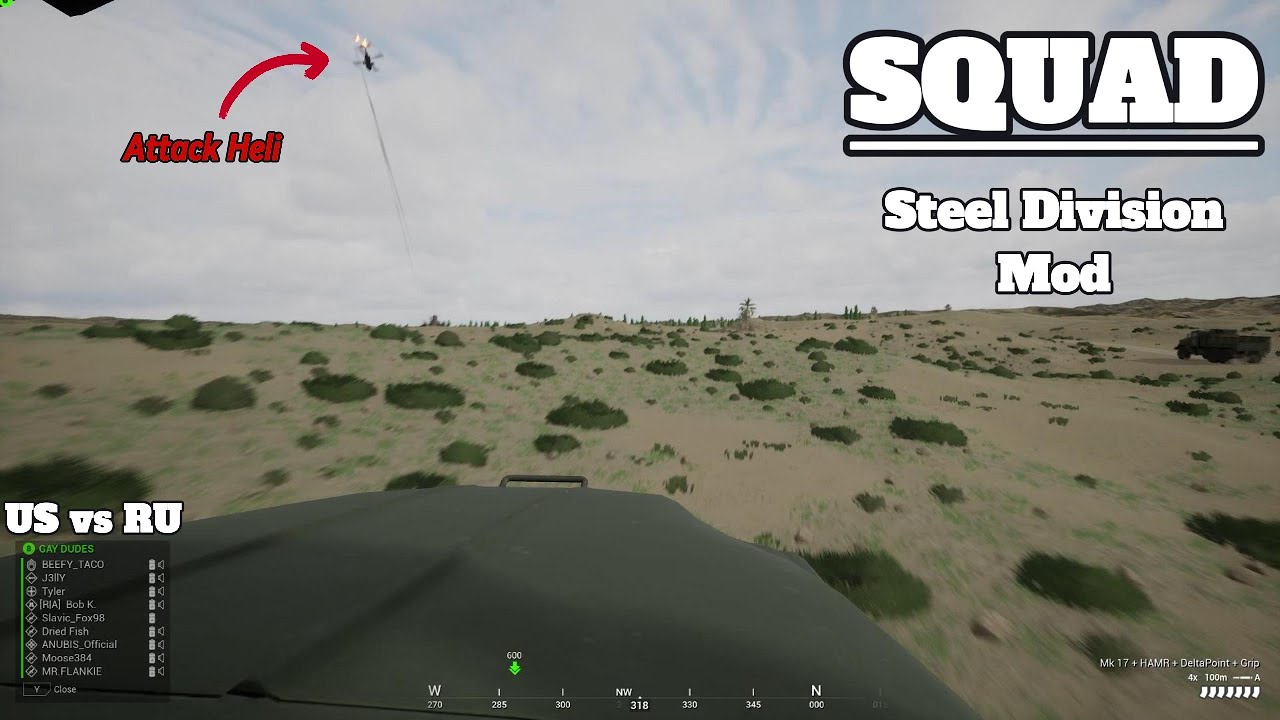 First time playing the Steel Division mod for SQUAD. ENEMY AMBUSH! (SQUAD Gameplay)