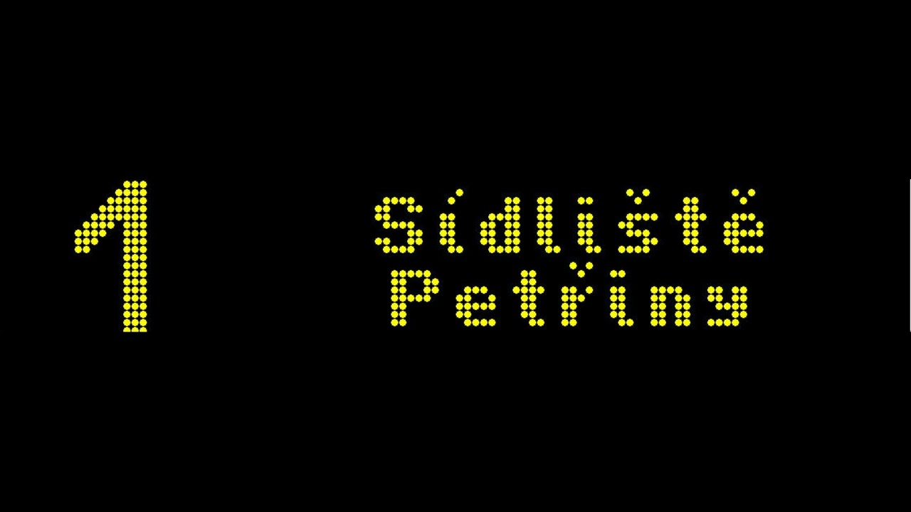 (Audio Hlášení) Linka 1 Spojovací - Sídliště Petřiny