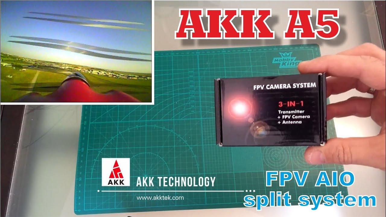 AKK A5 FPV AIO camera with vtx  - split system