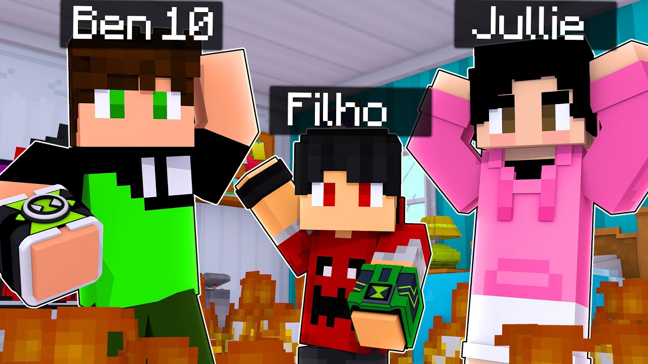 Minecraft: Who's Your Family? O FILHO DO BEN 10 REBOOT PEGOU O SUPER OMNITRIX ‹‹ P3DRU ››