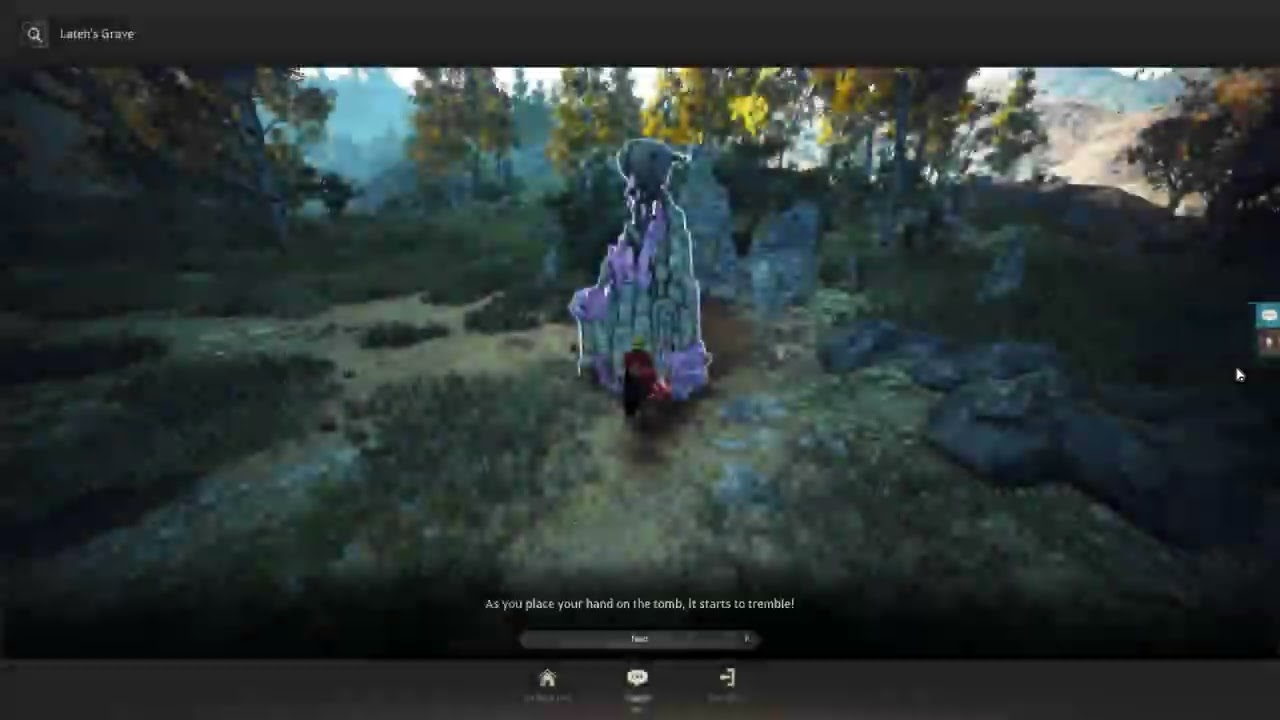 Sherekhan Necropolis Night Time Statue Guide