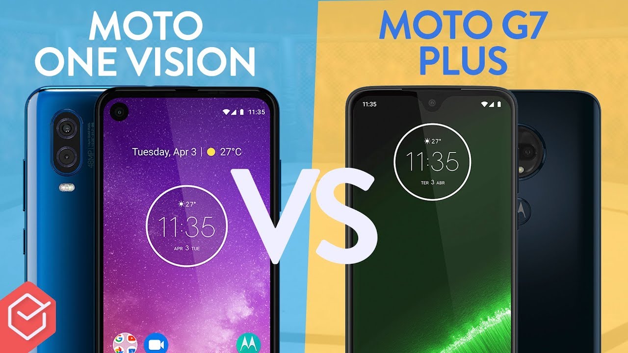 Moto One Vision vs. Moto G7 Plus - qual melhor? | Comparativo