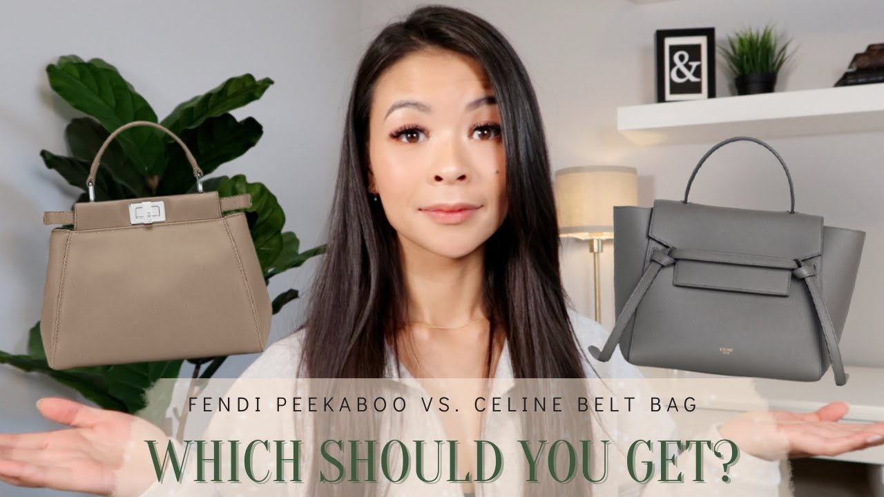 Поясная сумка Celine Micro против мини-сумки Fendi Peekaboo: подробное сравнение | Irene Simply
