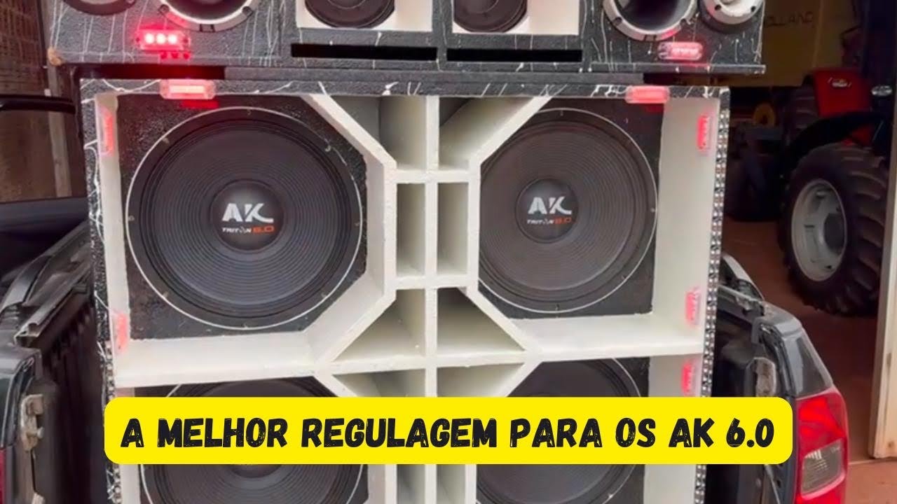 Alto falante AK 6.0 de 15” tocando forte no módulo da Taramps Chipeo 40k