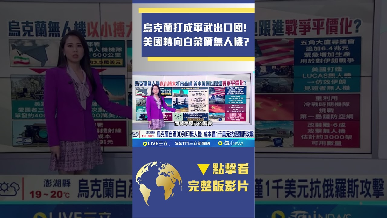 烏克蘭無人機大出海#inews#大世界#shorts