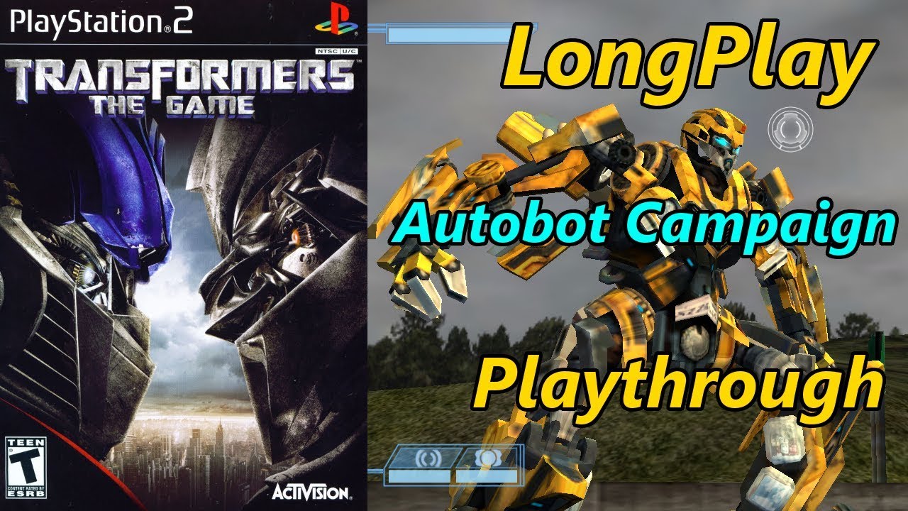 Transformers: The Game - Longplay (Autobot Campaign) Full Game Walkthrough (No Commentary)
