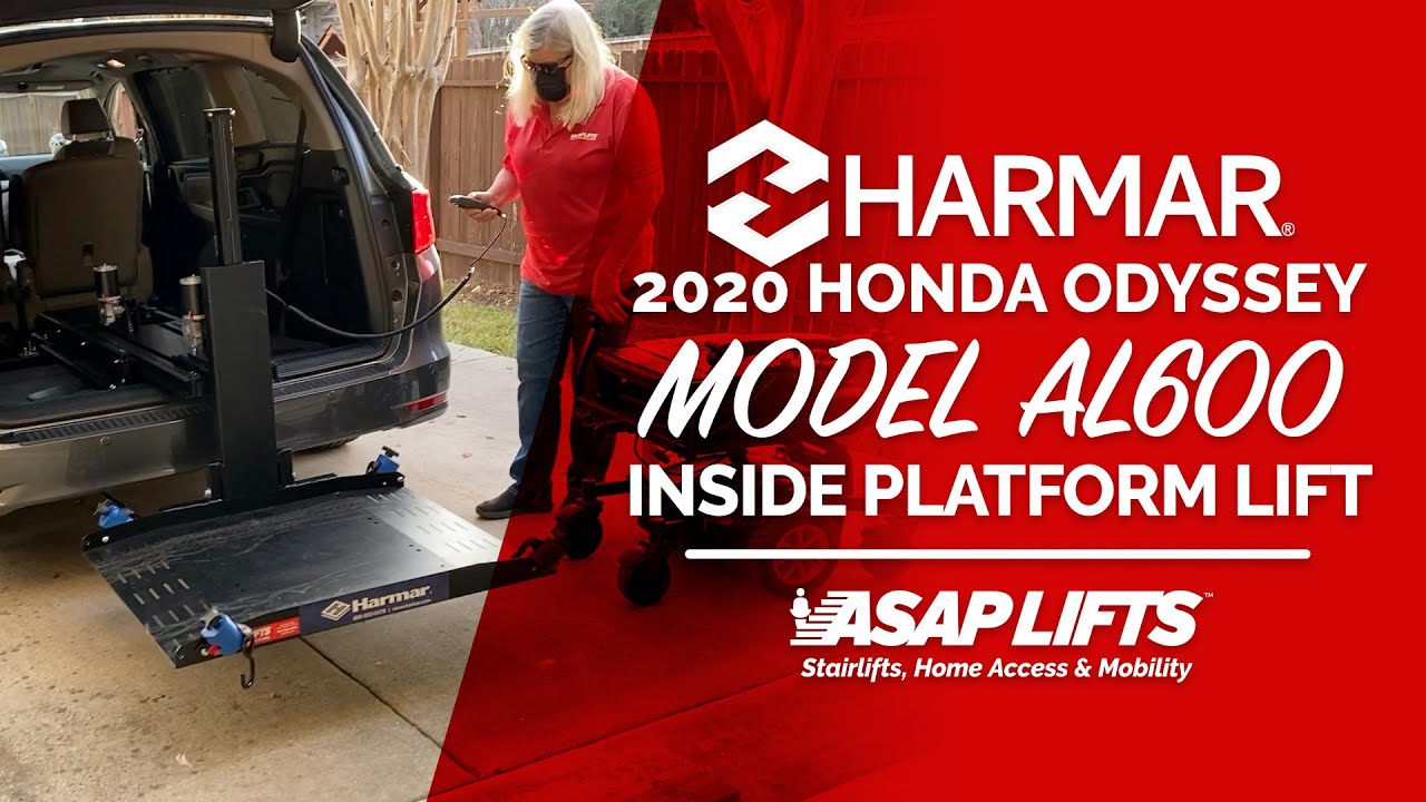 Harmar AL600 Inside Platform Mobility Lift in 2020 Honda Odyssey by ASAP Lifts of San Antonio, TX