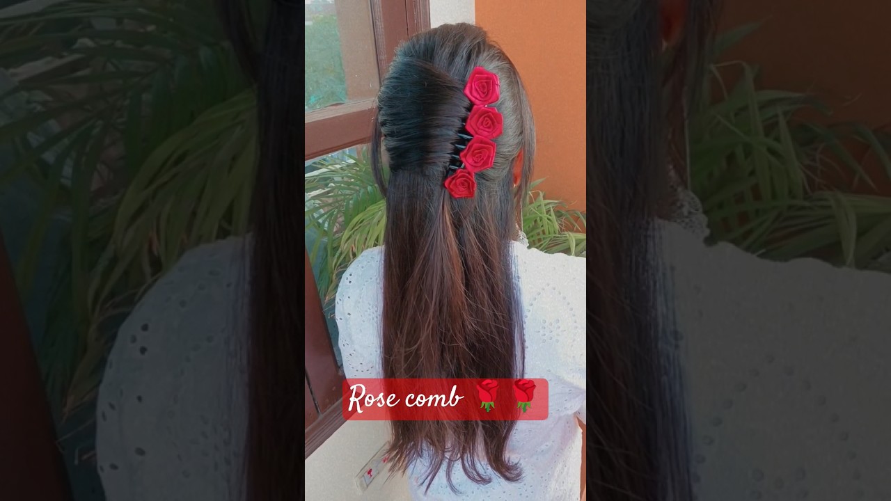 rose comb🌹7982052796#rosecomb#bunmaker#shortsfeed#youtubeshorts#youtubeshort#finejewels