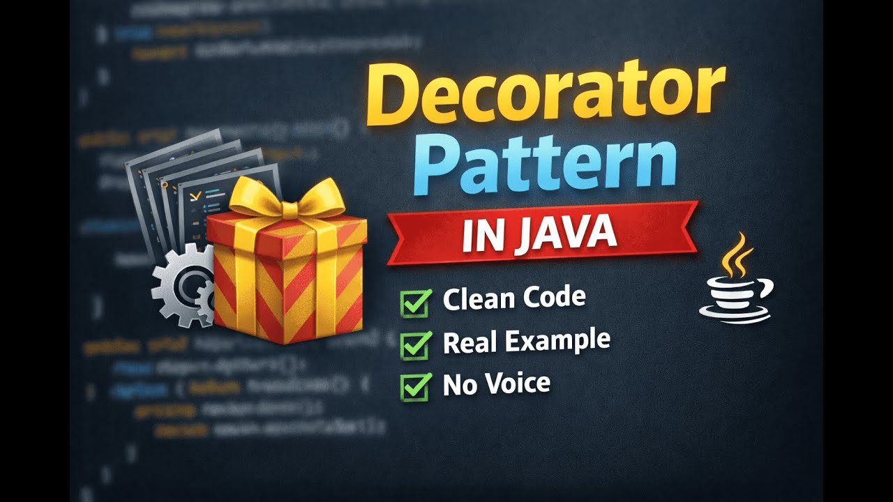 Java Decorator Pattern | Clean & Practical Example