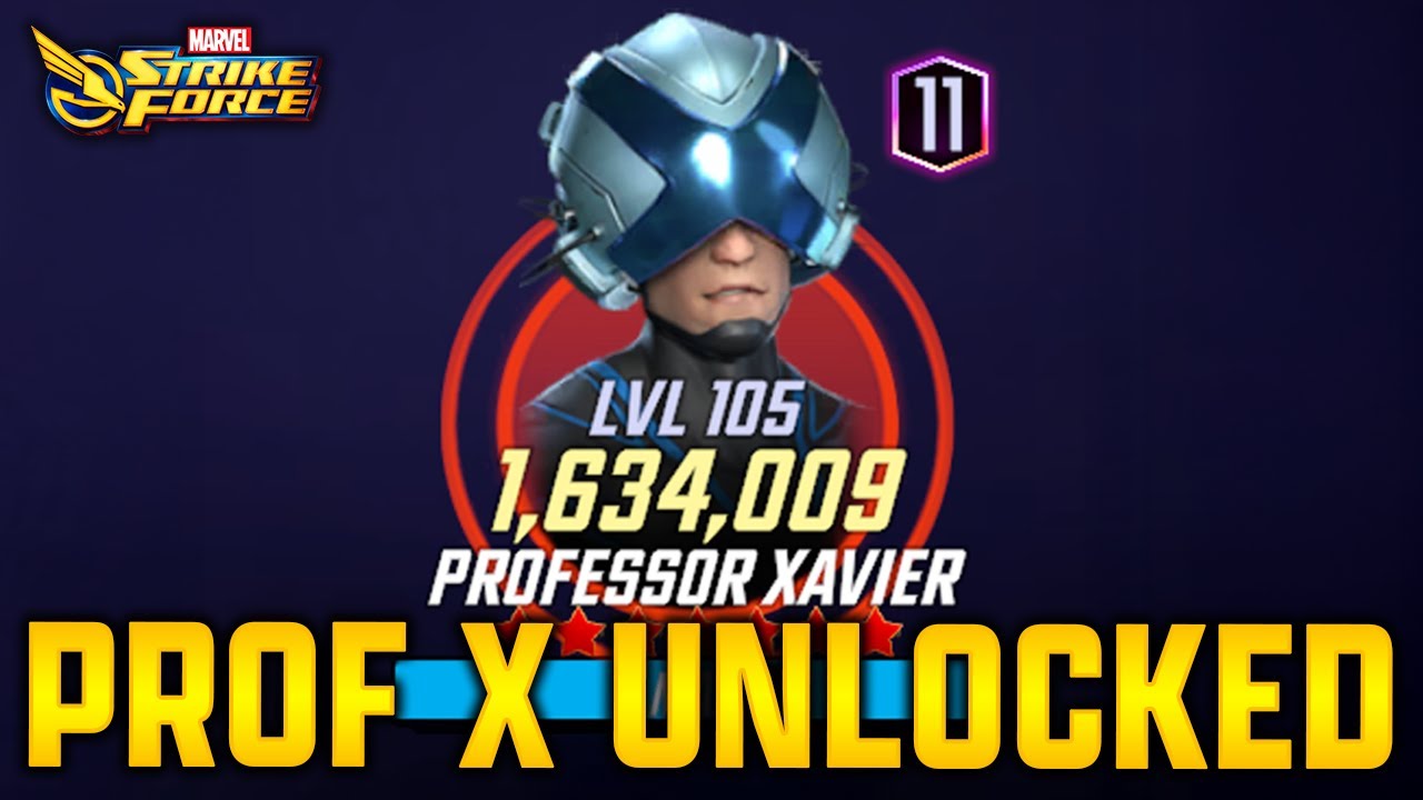 ПРОФ ИКС РАЗБЛОКИРОВАН! MARVEL Strike Force - MSF