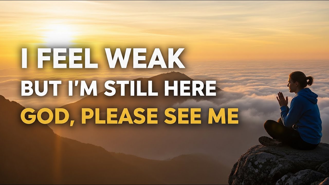 God, I’m Still Here — Even When I Feel Weak | Morning Prayer