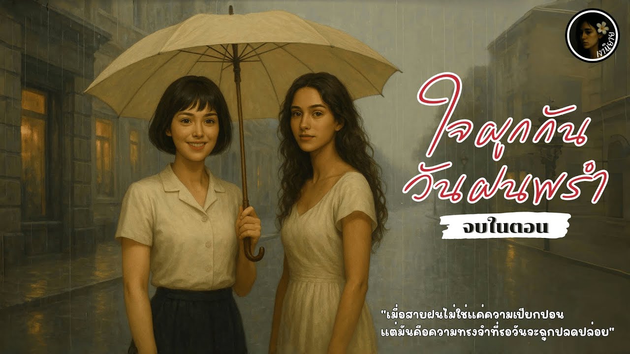 ใจผูกกันวันฝนพรำ เมื่อเรากลับมาพบกันอีกครั้ง 💖(Yuri) จบในตอน | เงานิยาย #เรื่องสั้น #นิยายเสียง