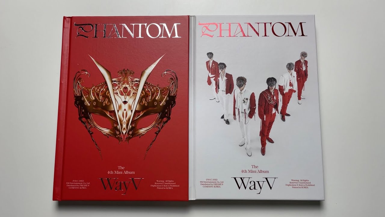 ♡Unboxing WayV 威神V 4th Mini Album Phantom 팬텀 (Overture & Opera Ver.)♡