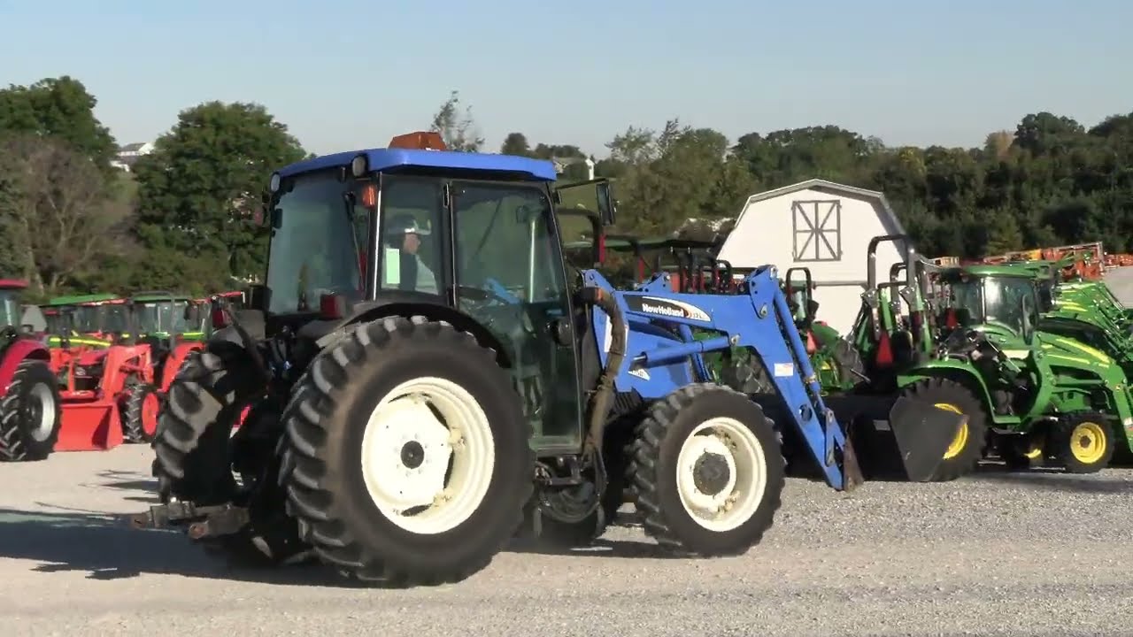 2005 New Holland TN75DA Tractor w/ Cab & Loader! Average Condition! For Sale by Mast Tractor Sales