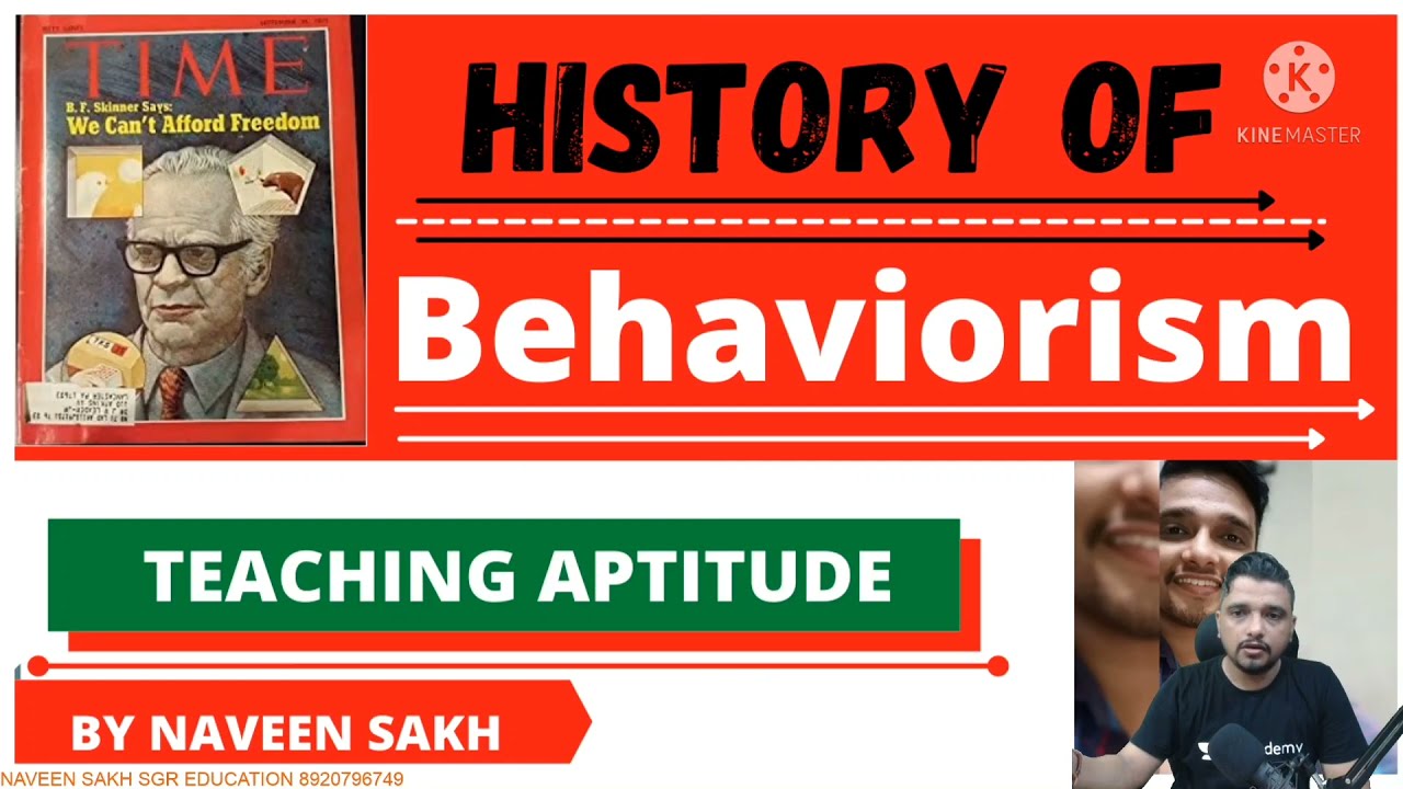 History of Behaviorism || Teaching Aptitude || Psychology || Naveen Sakh ||